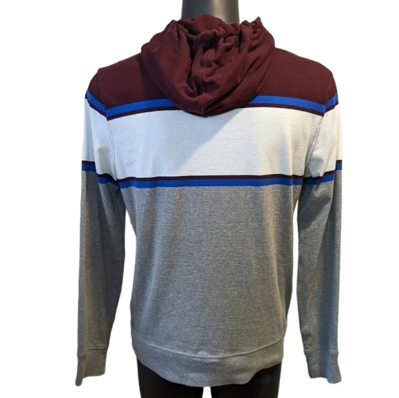 AMERICAN Eagle grey stripe hoodie medium - Picture 4 of 6